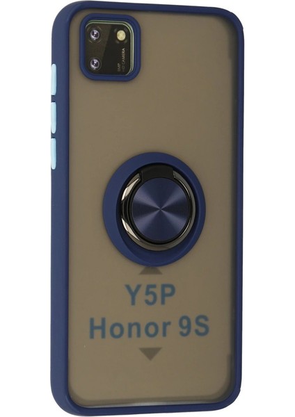 Y5P Kılıf Montreal Yüzüklü Silikon Kapak - Lacivert fiyatları
