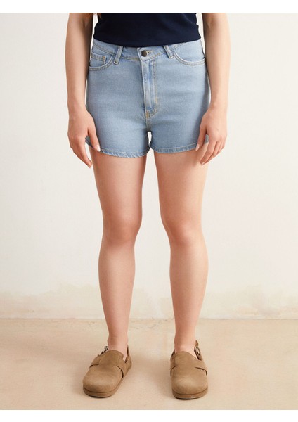 Yeni Sezon Petite Dar Fit Kadın Jean Şort fiyatları