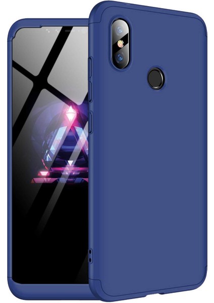 6 Pro Için Kılıf Dip 360 Protective Lacivert [ 6 Pro ile Uyumlu Kılıf - Lacivert]