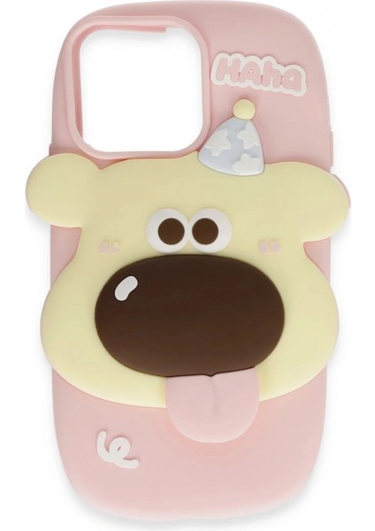 Ieg iPhone 15 Pro Kılıf Poky Karakter Silikon Kapak - Desen 6