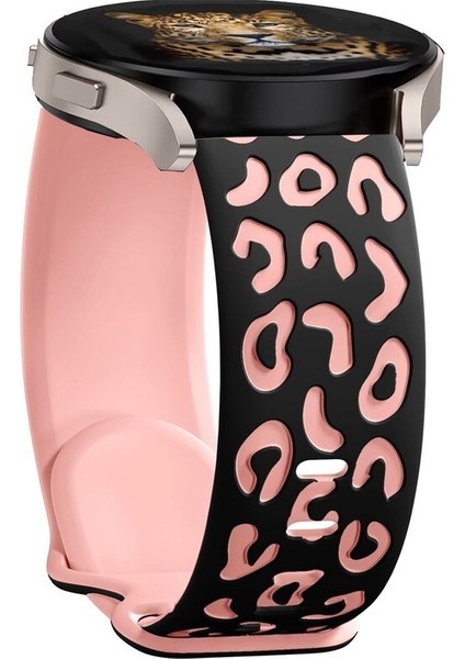 Huawei Watch Gt5 Gt4 Gt3 Gt2 GT2E/GT5 Pro Gt3 Pro Gt2 Pro (46MM) Leopar Desen Silikon Kordon 22MM fiyatları