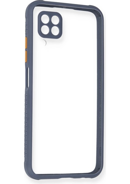 P40 Lite Kılıf Miami Şeffaf Silikon - Gri