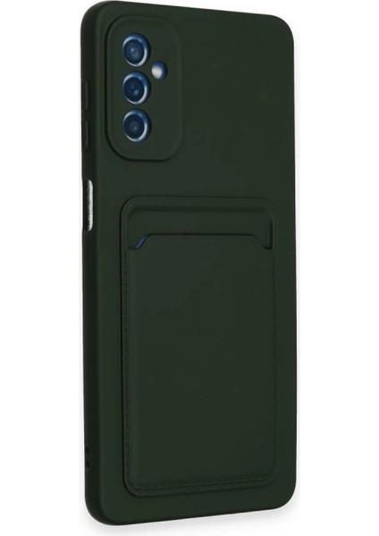 A14 4g Kılıf Kelvin Kartvizitli Silikon - Koyu Yeşil fiyatları