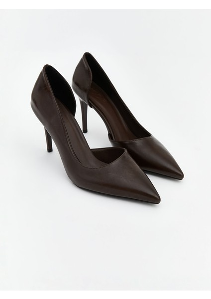 Yeni Sezon Sivri Burun Kadın Topuklu Ayakkabı