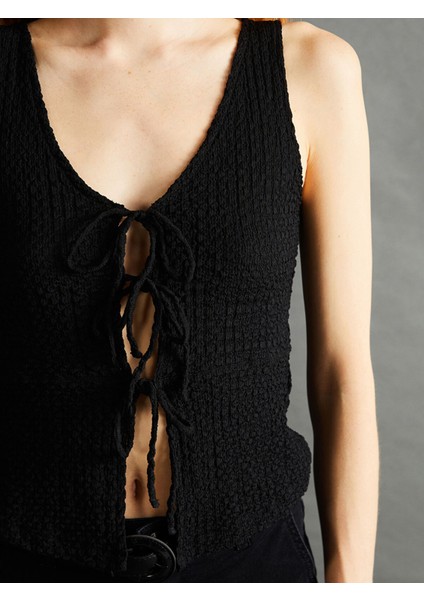 Yeni Sezon V Yaka Dokulu Kadın Bluz modelleri