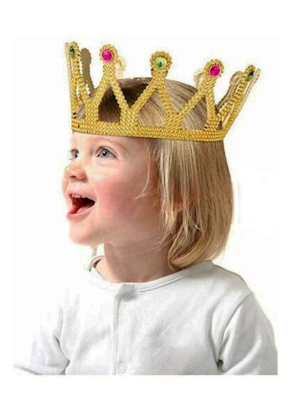 Bfs Rönesans Kostümlü Kraliyet Ortaçağ Altın Gold Kraliçe Prenses Tacı modelleri