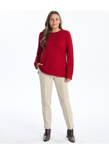 Yeni Sezon Bisiklet Yaka Kadın Triko Kazak fiyatları