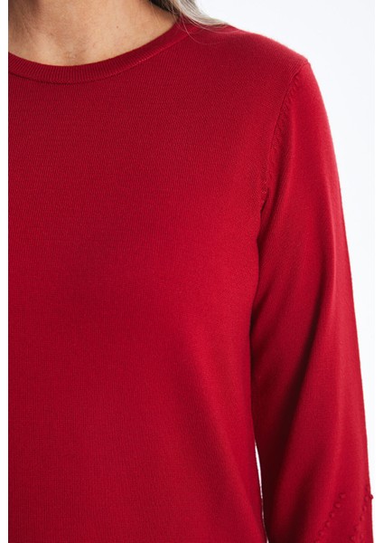 Yeni Sezon Bisiklet Yaka Kadın Triko Kazak modelleri