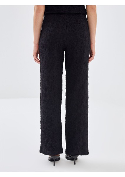 Yeni Sezon Beli Lastikli Dokulu Kadın Pantolon fırsatları