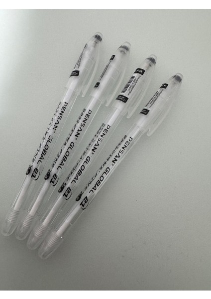 Tükenmez Kalem Global 0.5 mm Siyah (10 Adet)