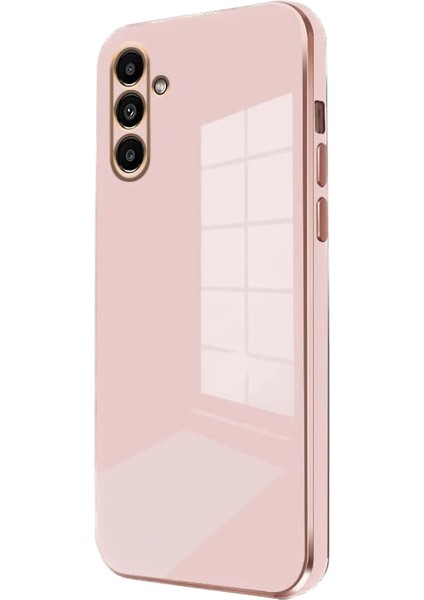 Newface A25 5g Kılıf Volet Silikon - Pembe