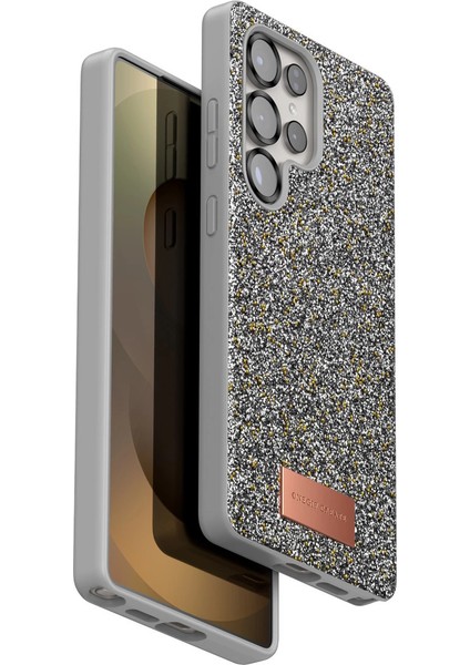 Onegif S25 Bright Simli Kapak - Gümüş