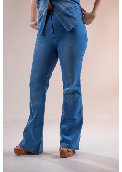 Kadın 1220024 Spain Kot Pantolon Mavi indirimleri