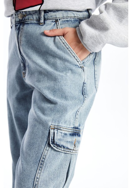 Yeni Sezon Wideleg Kadın Kargo Jean Pantolon modelleri