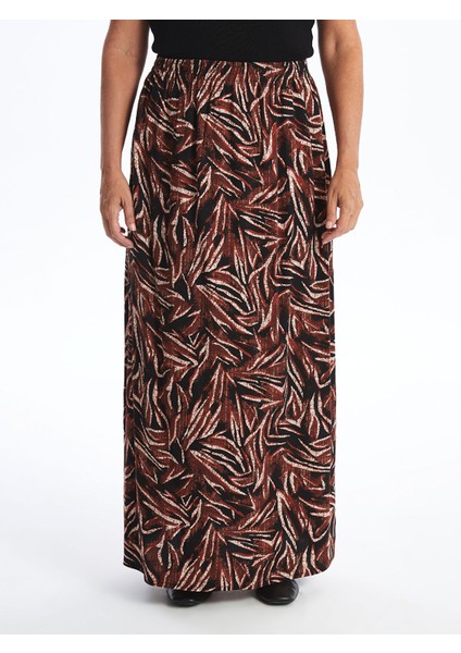 Yeni Sezon Beli Lastikli Desenli Kadın Etek fiyatları