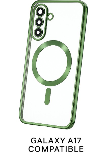 Samsung Galaxy A17 Uyumlu Magsafe Destekli Kamera Korumalı Şeffaf Arka Kapak Telefon Kılıfı fiyatları