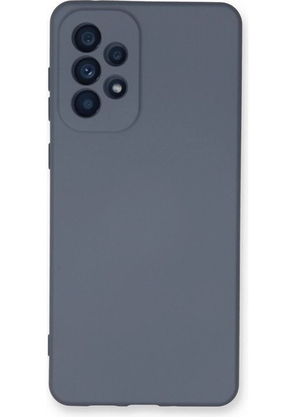 A33 5g Kılıf Nano Içi Kadife Silikon - Gri