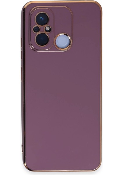 Redmi 12C Kılıf Volet Silikon - Mor