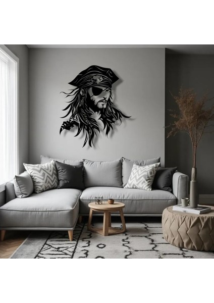 Korsan Figürlü Metal Duvar Dekoru – Macera ve Özgürlüğün Sembolü fiyatları