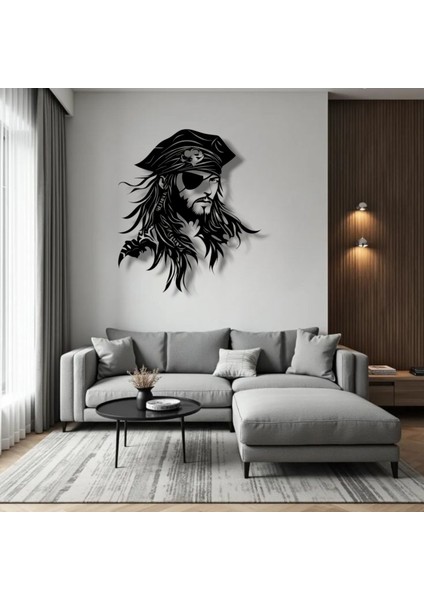 Korsan Figürlü Metal Duvar Dekoru – Macera ve Özgürlüğün Sembolü modelleri