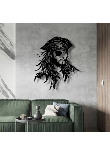 Korsan Figürlü Metal Duvar Dekoru – Macera ve Özgürlüğün Sembolü fırsatları