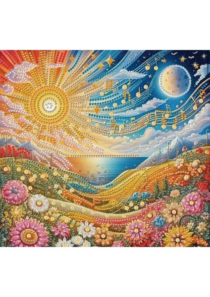 5 D Elmas Boyama Seti 30X30 cm Tablo