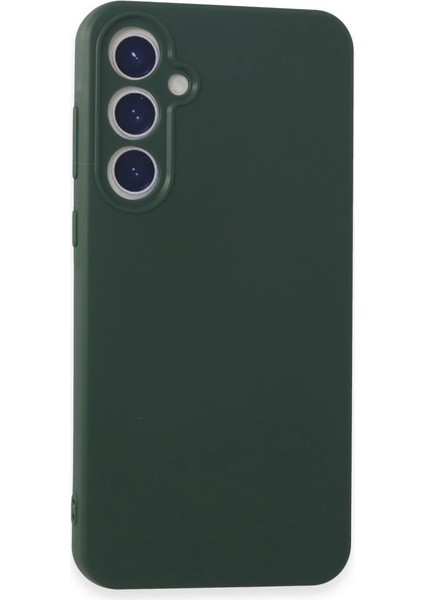 Newface A55 5g Kılıf First Silikon - Koyu Yeşil