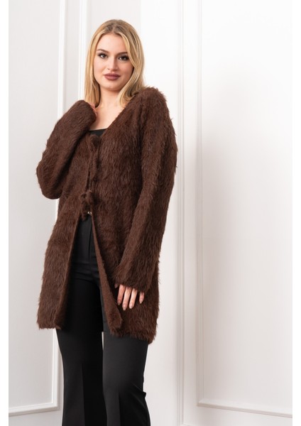 Softcloud Peluş Bağcıklı Cozy Hırka