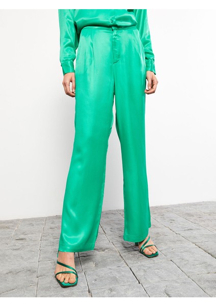 Yeni Sezon Rahat Kalıp Düz Saten Kadın Pantolon indirimleri