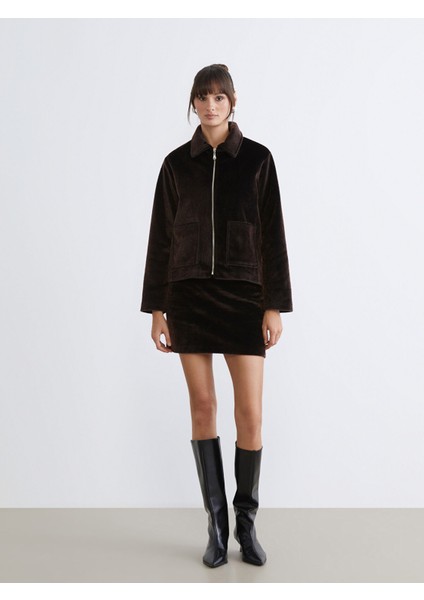 Yeni Sezon Gömlek Yaka Kadın Kürk Kaban fiyatları