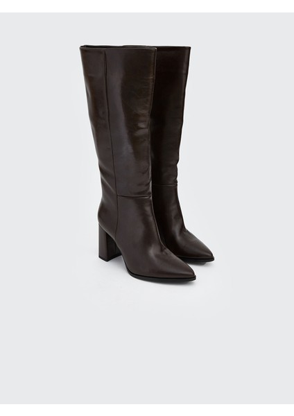 Yeni Sezon Süet Görünümlü Kadın Çizme