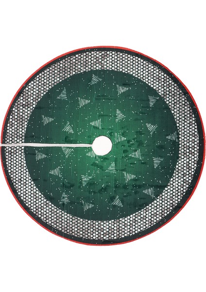 Yılbaşı Ağacı Altı Örtüsü | Yılbaşı Desenli Çam Ağacı Ayak Örtüsü Kaymaz Dot Tabanlı Halı | MIM0359 modelleri