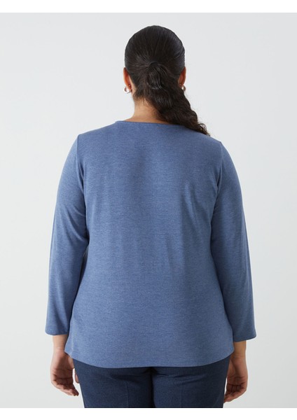 Yeni Sezon Bisiklet Yaka Çiçekli Kadın Bluz fırsatları