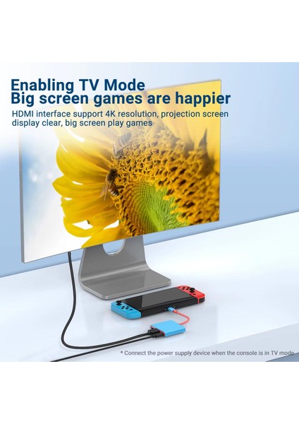 GA93 Switch Type-C To HDMI Adaptör USB Hub 8K60Hz 4K120Hz PD100W Şarj modelleri