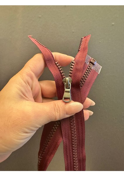 70X3 cm Bordo Dişli Fermuar fırsatları