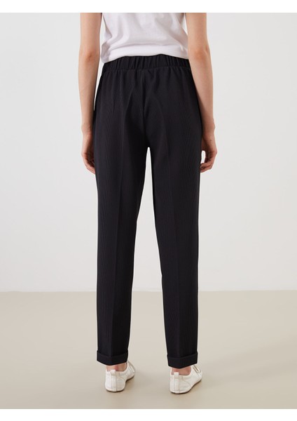 Yeni Sezon Beli Lastikli Dokulu Kadın Pantolon fırsatları