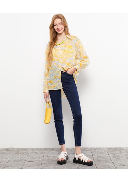 Yeni Sezon Yüksek Bel Jüpiter Süper Skinny Fit Kadın Jean Pantolon fiyatları