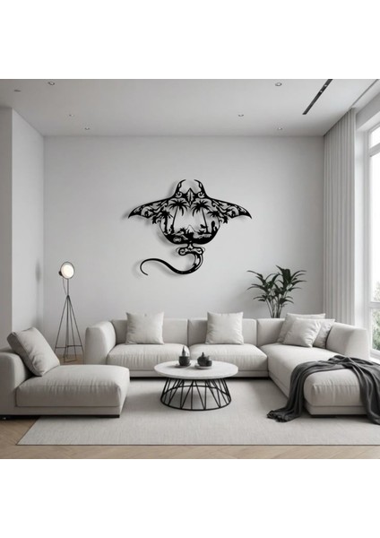 Metal Manta Ray Duvar Dekoru – Modern Tropikal Tasarım Dekoratif Salon Ofis Duvar Tablo Aksesuarı fiyatları