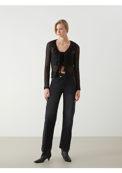 Yeni Sezon Straight Fit Kadın Jean Pantolon fiyatları