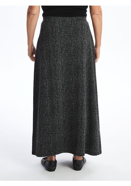 Yeni Sezon Beli Lastikli Desenli A Kesim Kadın Etek fırsatları