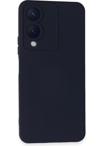 Newface Y17S Kılıf Nano Içi Kadife Silikon - Lacivert