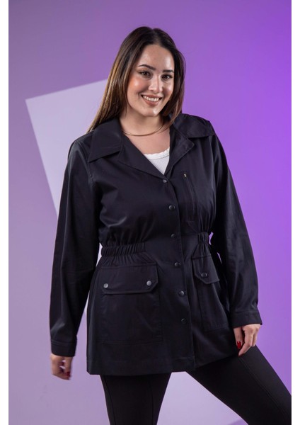 Kadın 1222531 Nakışlı Ceket Siyah indirimleri