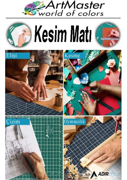 A3 Kesim Matı 1 Adet 30X45 cm Çift Taraflı Çizim Matı Kesim Altlığı Kesme Madı Kesim Tablası Proje Etkinlik fırsatları