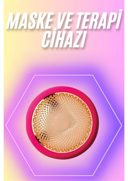 Mini Saç Derisi Masaj Aleti LED Işık Terapisi Cildi Yatıştırır ve Dengeler