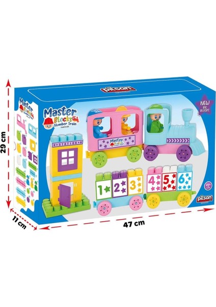 Bfs 03 605 Master Blok Rakamlı Tren -Pilsan Oyuncak indirimleri
