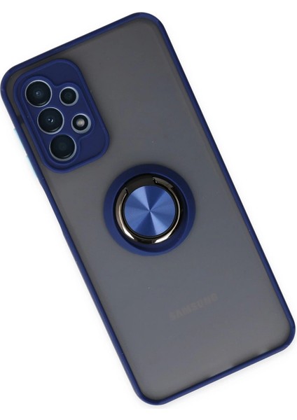 A23 4g Kılıf Montreal Yüzüklü Silikon Kapak - Lacivert fiyatları