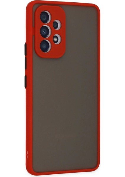 A53 5g Kılıf Montreal Silikon Kapak - Kırmızı modelleri