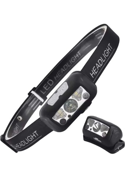 Sensörlü Şarjlı Type-C Şarj Işıklı Kafa Lambası Kamp Lambası modelleri