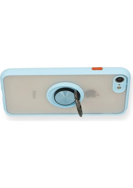 Iphone 7 Kılıf Montreal Yüzüklü Silikon Kapak - Buz modelleri