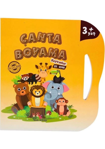 Bfs Çanta Kitap Boyama Kitabı Hayvanlar